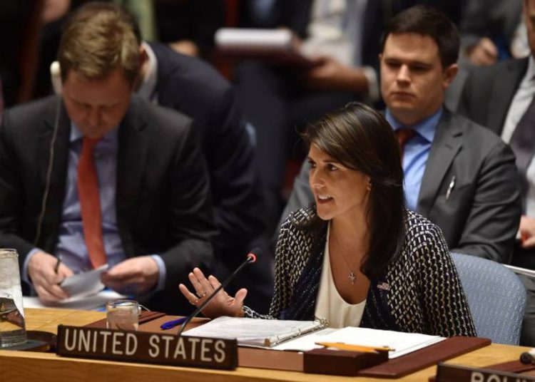 Haley ataca el doble estándar de la ONU
