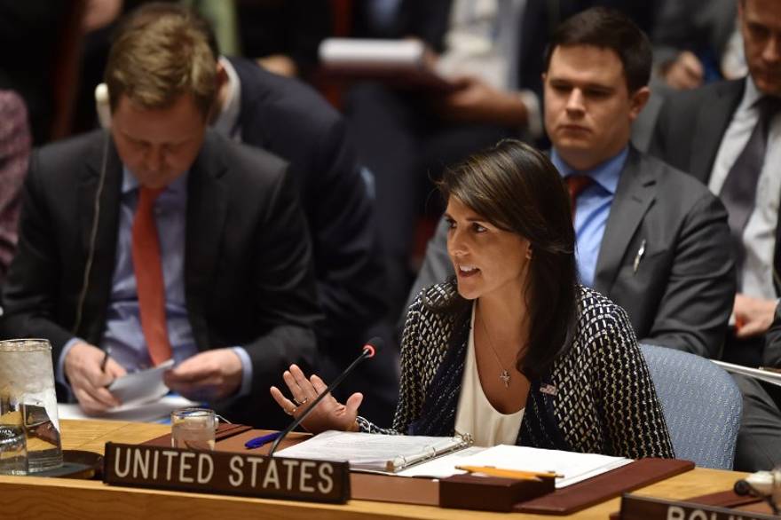 Haley ataca el doble estándar de la ONU