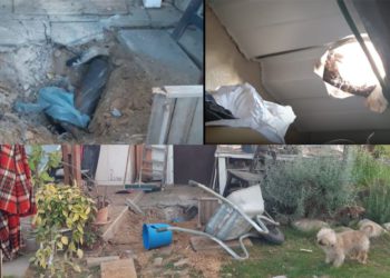 Una casa al sur de Israel fue alcanzada por un cohete lanzado desde Gaza