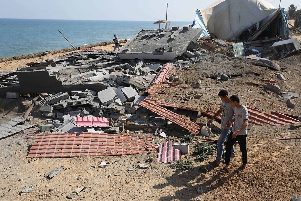 Fotos de los daños causados por los ataques de las FDI en la Franja de Gaza