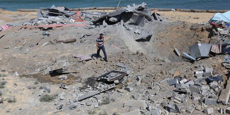 Fotos de los daños causados por los ataques de las FDI en la Franja de Gaza