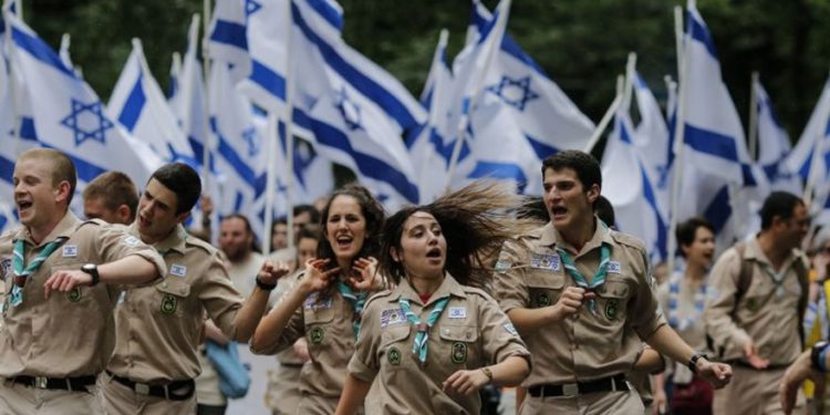 Con banderas y estrictas medidas de seguridad, Nueva York celebra el 70 aniversario de Israel
