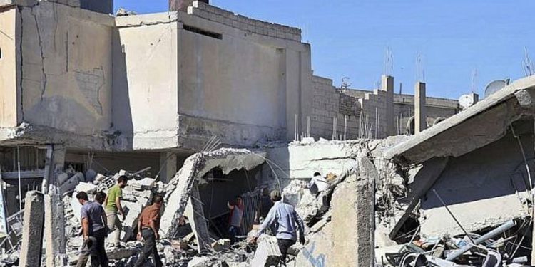 Ataques aéreos de Rusia en el sur de Siria mata a 22 civiles