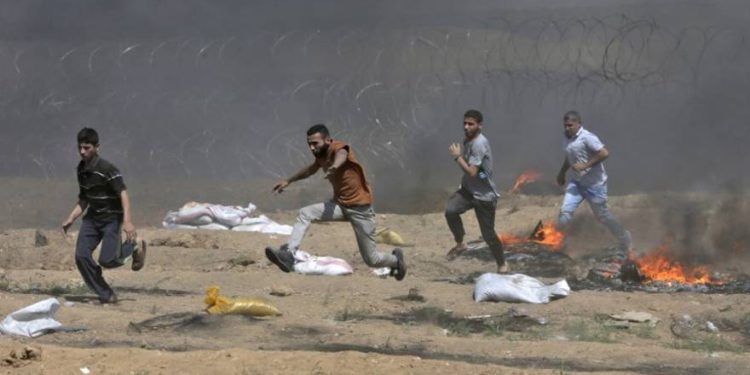 Islamista palestinos muerto y otros heridos al intentar bombardear la valla fronteriza - Gaza