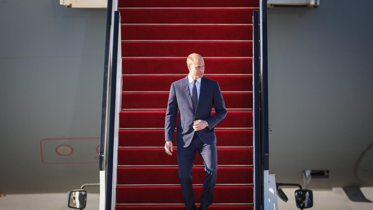 El Príncipe William aterriza en Israel en la primera visita oficial de un real del Reino Unido