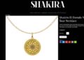 Shakira promociona un collar con símbolo utilizado por los nazis