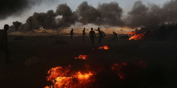 La respuesta israelí a las cometas terroristas de Hamas