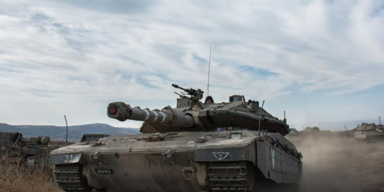 Israel le da a Jordania un tanque FDI Merkava para un museo