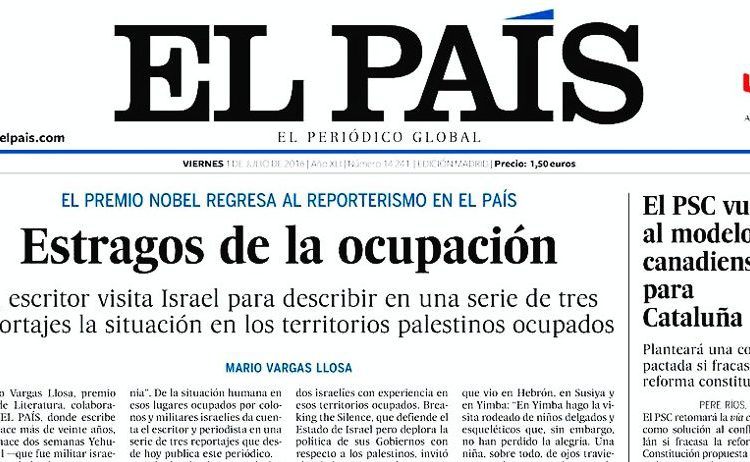 La obsesión del diario El País con Israel