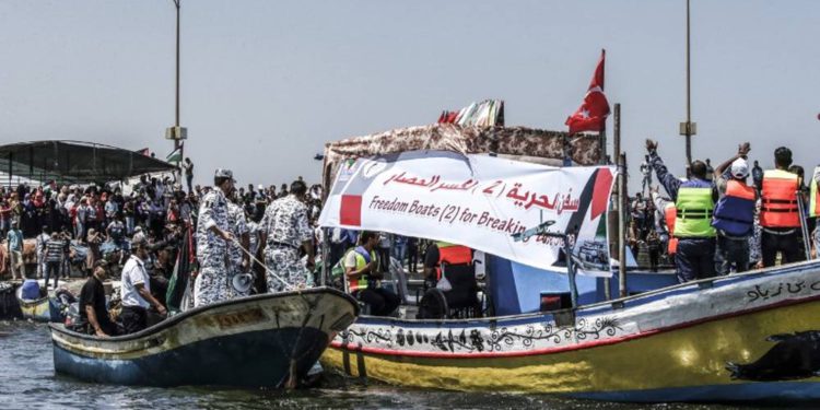 FDI intercepta flotilla de Gaza con civiles enviada por Hamas