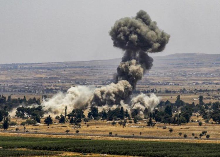 Aviones israelíes atacaron objetivos en el norte de Siria