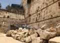 Arqueólogo dice que Muro Occidental es 'zona de peligro', el público debe mantenerse alejado