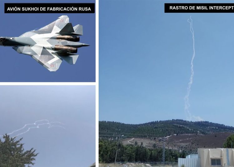 Israel derribó un avión de combate sirio que penetró en el espacio aéreo israelí