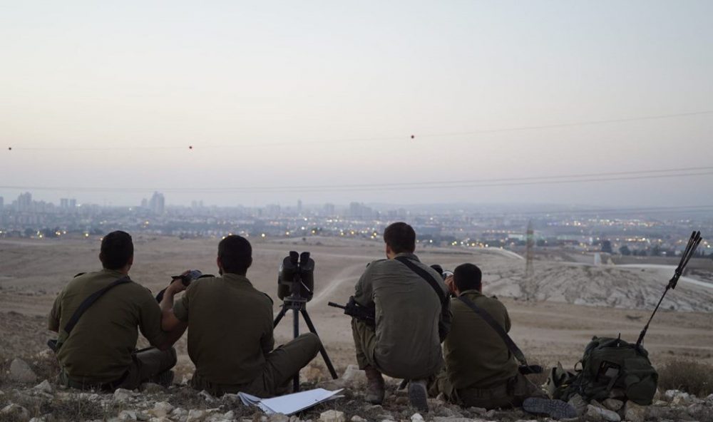 Los soldados de las FDI toman parte en un ejercicio que simula la guerra en la Franja de Gaza en julio de 2018. (Fuerzas de Defensa de Israel)