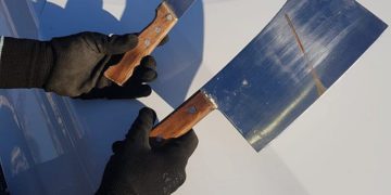 Palestino con cuchillo de carne arrestado fuera del poblado judío de Judea y Samaria