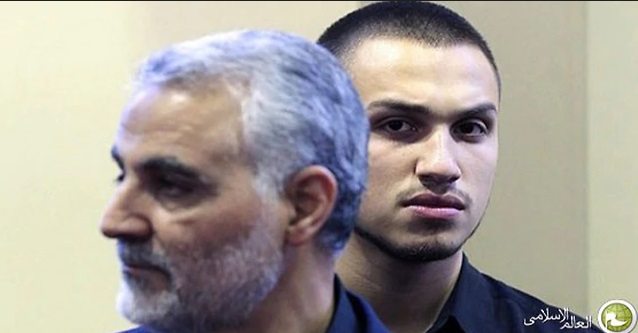 Soleimani con el hijo de Imad Mughniyeh, Jihad