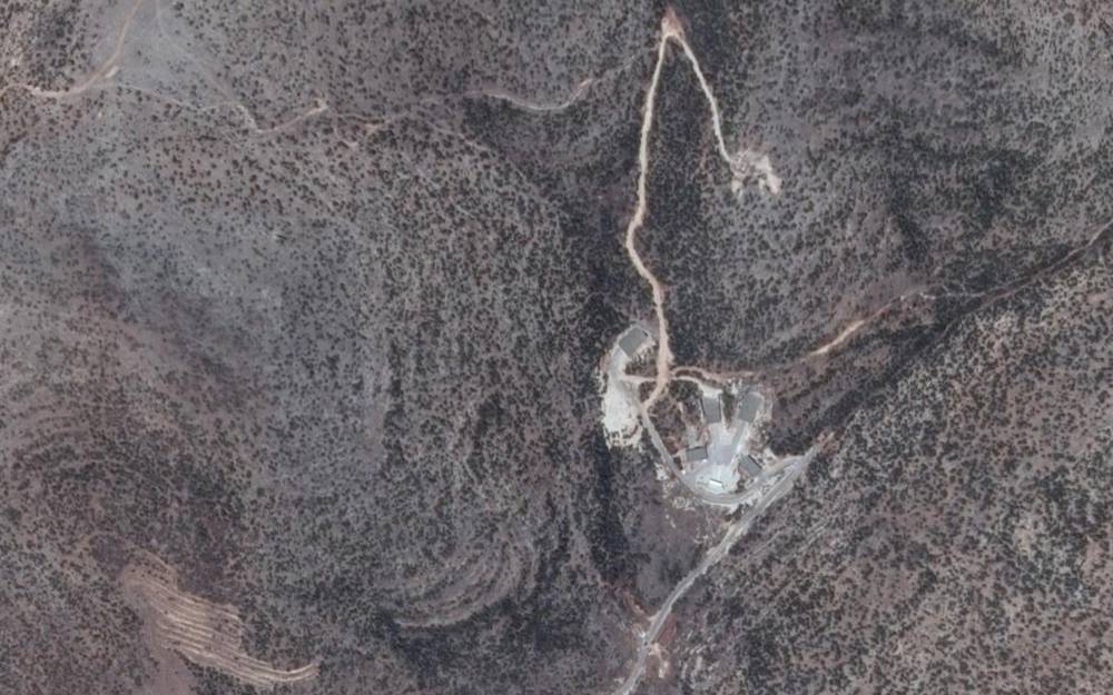 Un sitio en el oeste de Siria sospechoso de albergar una instalación nuclear potencial, capturado el 19 de junio de 2014. (Google Earth)