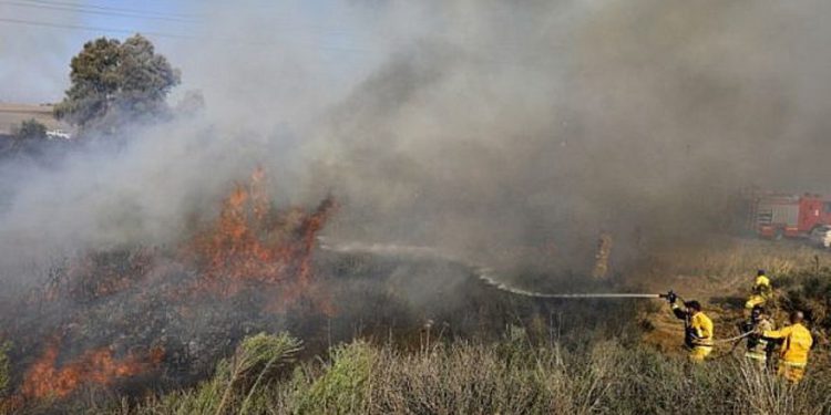 Ataques incendiarios de Gaza provocan 40 incendios en el sur de Israel durante fin de semana