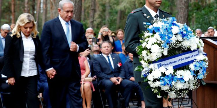 Netanyahu honra a 70.000 víctimas judías de la masacre de Ponary en Lituania