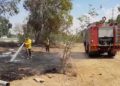 Globos incendiarios causan tres nuevos incendios en el Sur de Israel