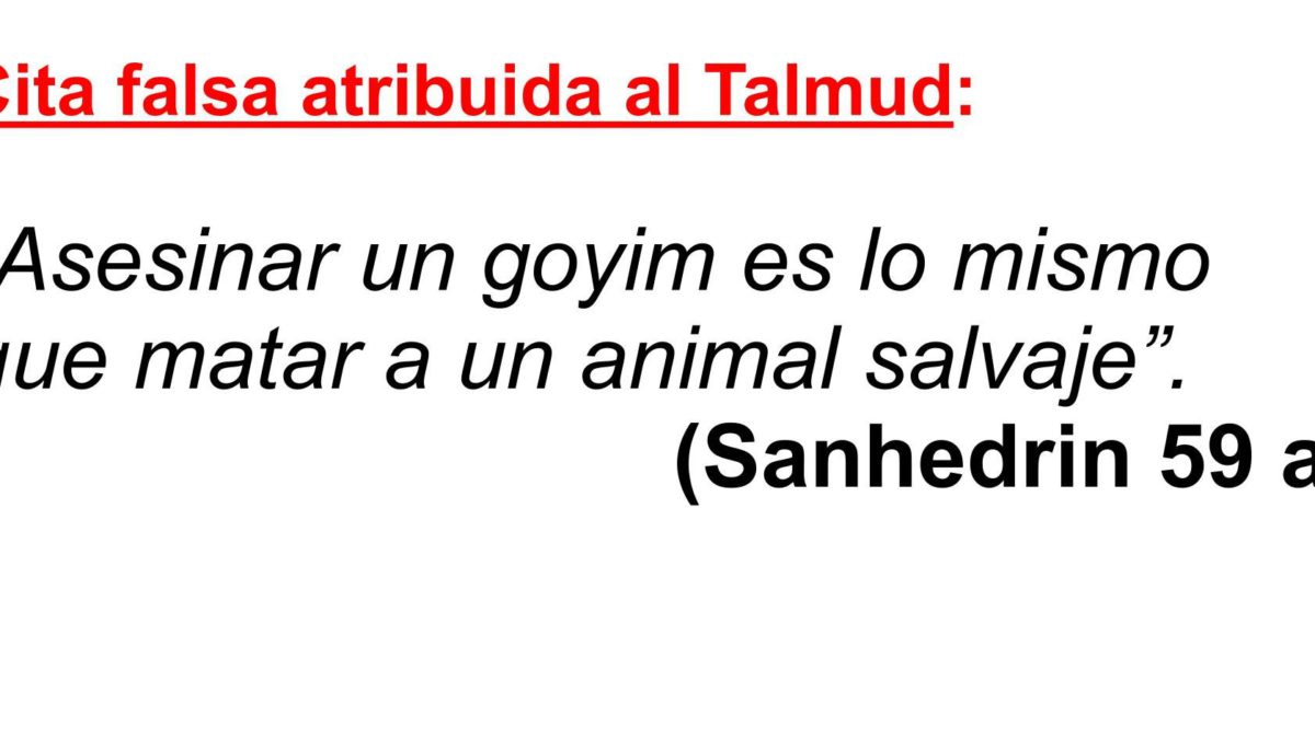 Aclarando citas del Talmud: Sanhedrin 59a