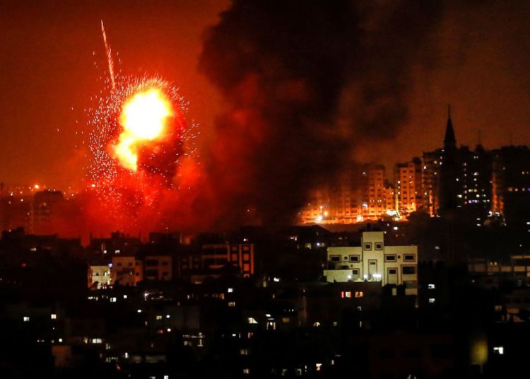 70 cohetes disparados desde Gaza hacia el sur de Israel