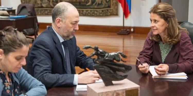 Vicepresidenta de Colombia se reunió con el embajador de Israel