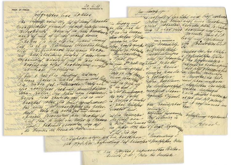 Carta de Sigmund Freud detalla las raíces judías de su familia