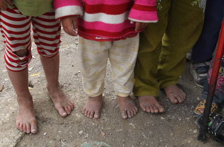 Compañía israelí de calzado donó 2.000 pares de zapatos a niños sirios