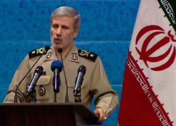 El ministro de defensa iraní, Amir Hatami. (Captura de pantalla / YouTube)