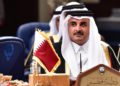El emir jeque de Qatar, Tamim bin Hamad al-Thani, asiste a la cumbre del Consejo de Cooperación del Golfo (CCG) en el palacio Bayan en la ciudad de Kuwait el 5 de diciembre de 2017. (GIUSEPPE CACACE / AFP / Getty Images)