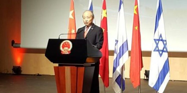 Embajador de China en Israel elogia las “fuertes y vibrantes” relaciones bilaterales entre ambos países