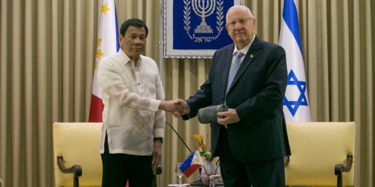 Duterte: Israel ayuda a Filipinas en su guerra contra el terrorismo