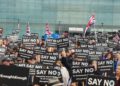 Participación masiva en protesta contra el antisemitismo en Manchester