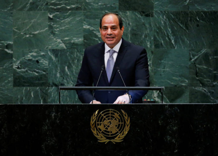 Presidente de Egipto: el continuo conflicto israelí-palestino socava la credibilidad de la ONU
