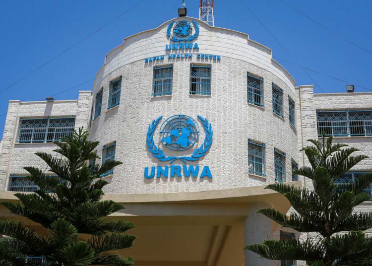 Vista del edificio de la Agencia de Obras Públicas y Socorro de las Naciones Unidas (UNRWA) en Rafah al sur de la Franja de Gaza, 26 de julio de 2018. Foto de Abed Rahim Khatib / Flash 90.