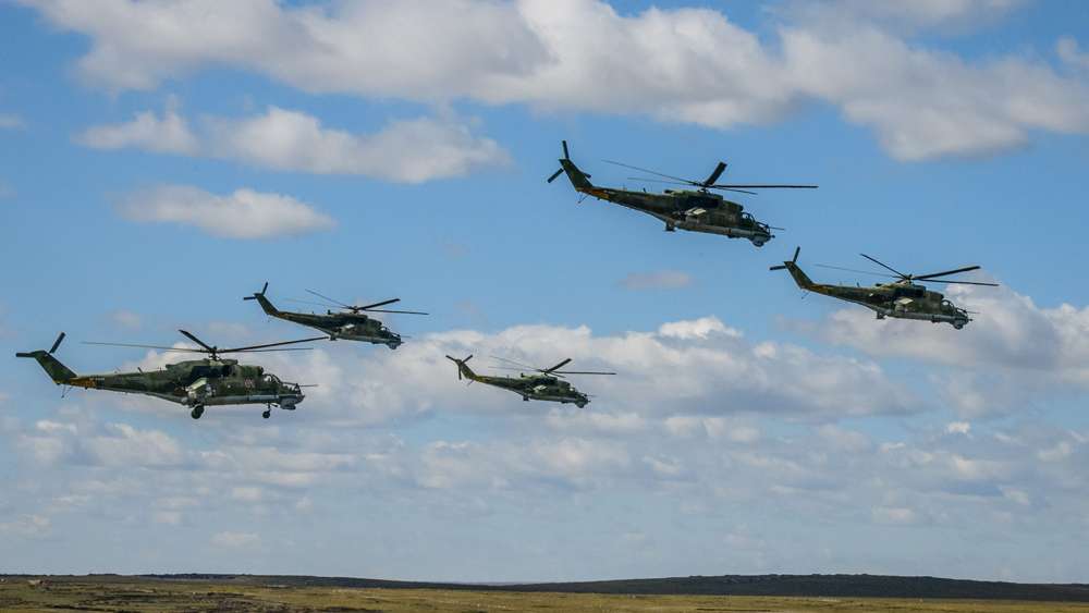 Helicópteros de ataque Mil Mi-24 “Hind”