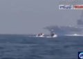 Irán muestra filmaciones de sus barcos hostigando a nave estadounidense