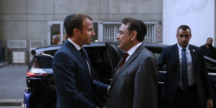 Macron asiste a evento de Rosh Hashaná en la sinagoga de París