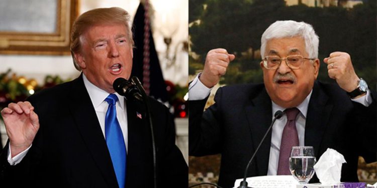 El presidente Trump y el presidente de la AP Mahmoud Abbas (Foto: Reuter, AP)