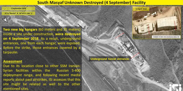 Imágenes satelitales israelíes revelan daños en el sitio del ataque aéreo contra objetivos iraníes en Siria