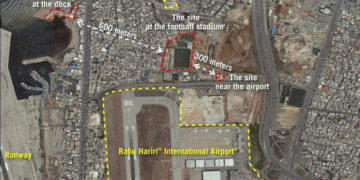 FDI publica fotos de sitios de misiles de Hezbolá cerca del aeropuerto de Beirut