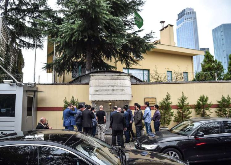 Los materiales en el consulado de Arabia Saudita donde el periodista desapareció fueron pintados, dice Erdogan