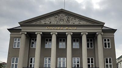 La sede de Danske Bank, ubicada en el edificio del Palacio Erichsens en Copenhague, Dinamarca. Agosto 2018. Crédito: Wikimedia Commons.