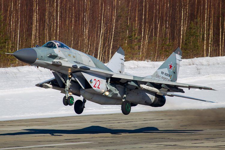 Caza MiG-29 fabricado en Rusia se estrella en la India