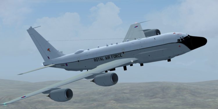 Avión de reconocimiento británico sobrevuela los S-300 de Rusia en Siria