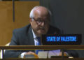 Autoridad Palestina a la ONU: “Israel está librando una campaña terrorista en Gaza”