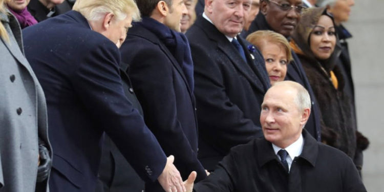 Putin y Trump tienen una “buena” charla sobre la situación mundial durante almuerzo en París