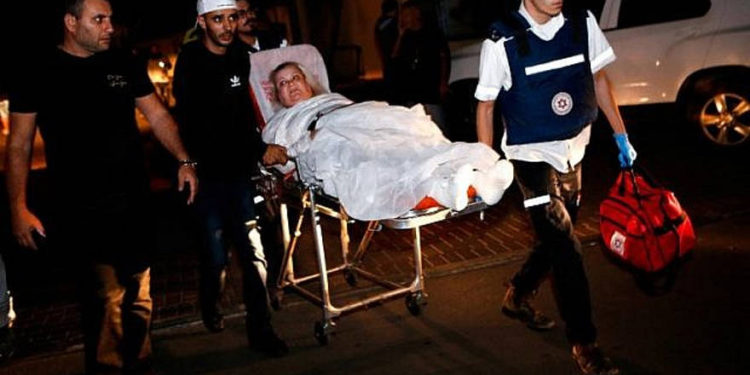 Al menos 108 personas resultaron heridas en Israel en dos días de lanzamiento de cohetes