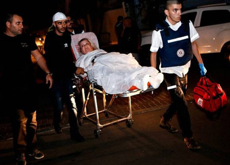 Al menos 108 personas resultaron heridas en Israel en dos días de lanzamiento de cohetes